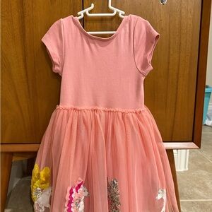 Mini Boden Pink Tulle Kids Dress
